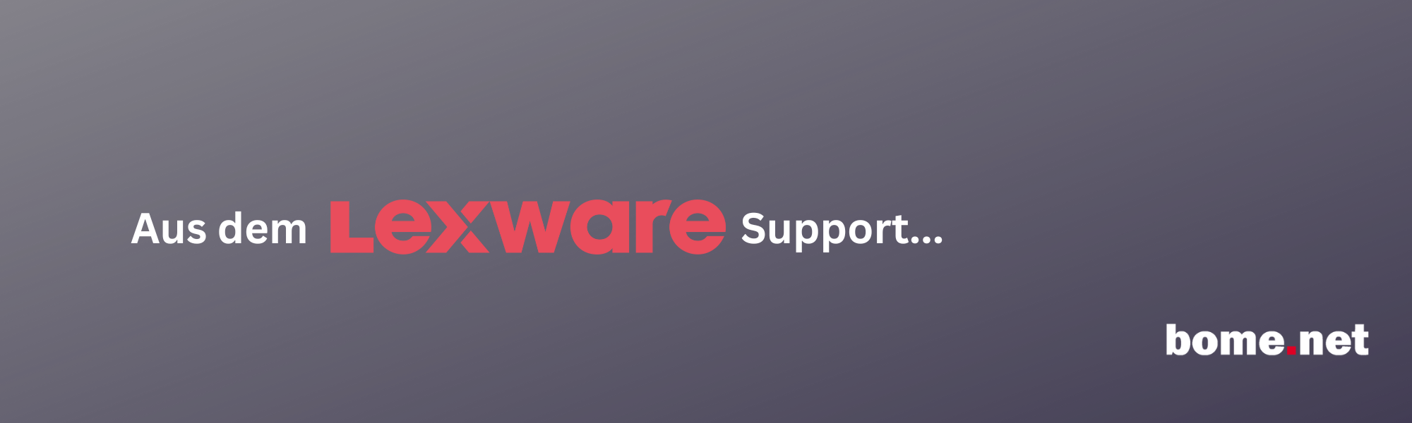 Lexware Support - die häufigsten Fehlermeldungen