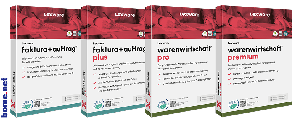 Lexware Warenwirtschaft pro / premium und Lexware Faktura + Auftrag Einfach rechnungen schreiben, lexware rechnungsprogramm